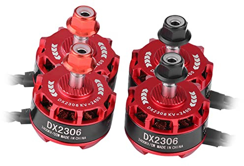 Cryfokt 2400KV Hochleistungs-4-teilige Bürstenlose Motoren für X210 X220 250 FPV Racing Drone RC-Teileset für Erwachsene Metall/Magnet