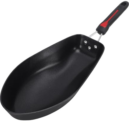 Yosoo Health Gear Fiskformad Stekpanna, Rostfritt Stål, Non-stick Grillpanna, 55,2 Cm med Jämn Värmefördelning, 3D-fiskpanna för Bräsering Kokande Stek Hemkockar