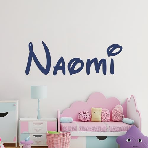 e-Graphic Design Inc Custom Name Decor - Personalized Name Decals for Baby Room & Home Interior - Mural Wall Decal Sticker (Wide 22)