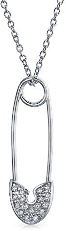 Support Symbol Für Vertriebene Menschen Solidarität Pave Cz Akzent Baumelnd Oder Seitlich Sicherheit Pin Halskette Anhänger Für Frauen Jugendlich 14K Gelb Rosengold Vergoldet .925 Sterlingsilber