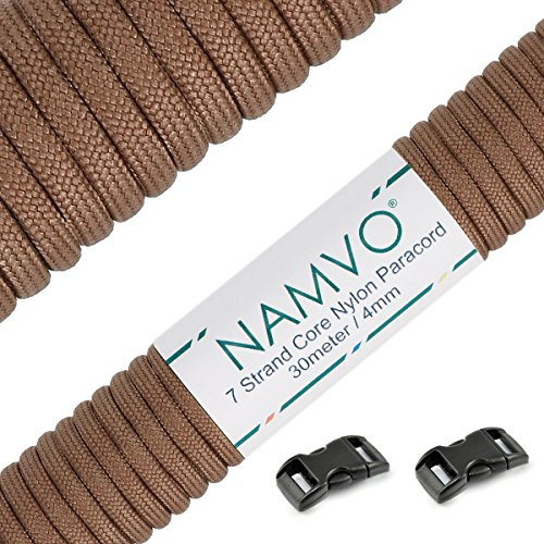 Namvo 550 fallskärmslina typ III, 7 trådar, total längd 30 meter, enfärgad BZ00209