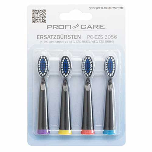ProfiCare Lot de 4 brosses à dents de rechange PC-EZS 3056