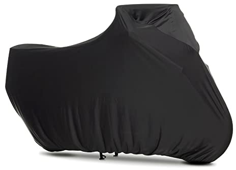 BIHEE Indoor Motorcycle Cover Soft Stretch Dustproof Cover Compatible with All Motor, 96 inches