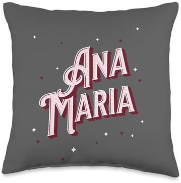 Ana Maria Personalised Name Throw Pillow
