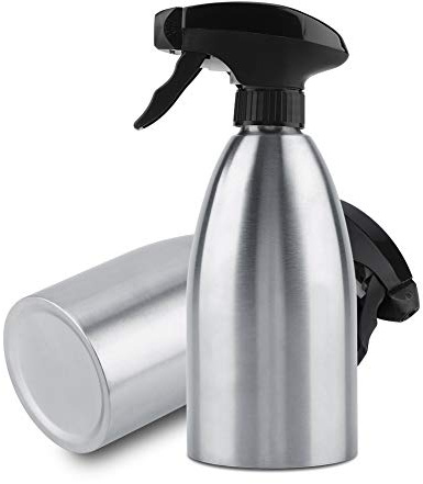 Dioche Oil Sprayer Bottle, Stainless Steel, 500ml, for Cooking & Outdoor BBQ, Portable, Adjustable Spray Pattern, BPA Free, Includes 1