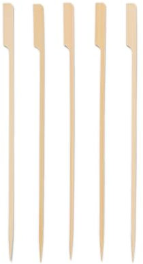 KURTT - Hamburger Picker 18 cm - Cocktailspieß - Barbecue - Party - Snack - Tapas - Picknick - Tapasschale - Picker - Spieße - Satepicker - Hamburger Picker - 100er Set