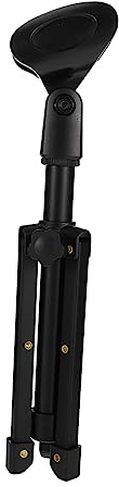 Robuster Desktop Mikrofon Ständer aus Aluminiumlegierung, Schwarz | Kompakt und Leicht, Sicherer Halt, Verstellbare Ausführung, für Liveübertragung und Aufnahme