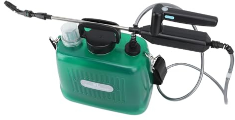 Pulverizador a Batería de 8 Litros, Pulverizador Eléctrico Mejorado con 4 Boquillas de Niebla, Mango Recargable USB y Varita Retráctil, Pulverizador de Agua para Malas Hierbas