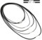 Xishoyen 6 Stück Lederband für Kette, 1.5/3mm Kunstleder Lederband mit Verschluss, Lederbänder für Ketten, Lederhalsband Damen, Schwarz Leder Halskette für Männer Herren (40/45/50/55/60/70cm - 6er)