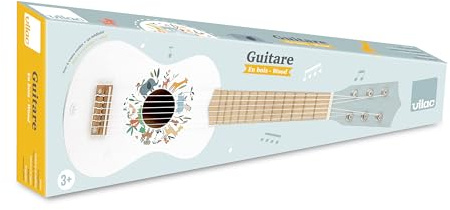 Vilac - Guitare Les Animaux du Monde Sarah Betz - 6 Cordes - Enfants 3 Ans+