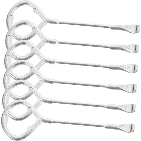 SHINEOFI 6pièces Lot de Ouvre-boîtes pour Pots De Peinture De Seaux De Colle Et Bouteilles De Bière Poignée Antidérapante