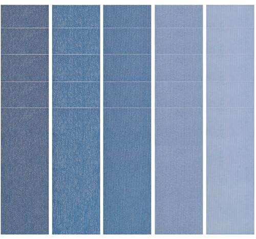 PMIQSA 25 Pcs Mesh Sanding Sheets 80x230mm Grit 60-240 Hook and Loop Strips | for Orbital Sander Hand Block Anti Blocking Grinding Polishing Sandpaper Wood Furniture