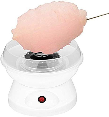 Ryanong Popcorn machine Candy Floss Machine Maker Mini, 500w Fully Automatic Mini Candy Floss Maker with Sugar Kitchen Diy Tools Cotton Candy Machine Party Party Commercial Use 298x220x195mm B interes