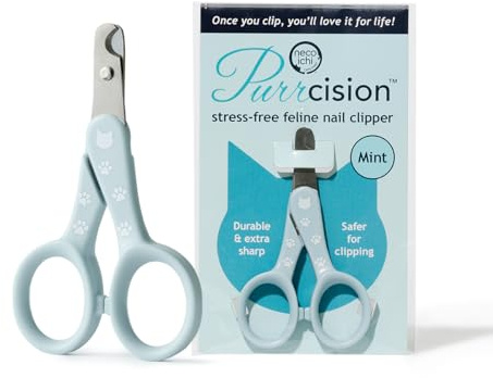 Necoichi Purrcision Stainless Steel Cat Nail Clipper, Made in Japan (Mint)