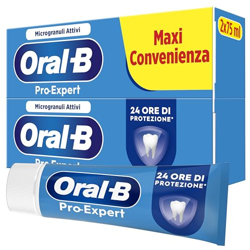 Oral-B Pro-Expert Dentifricio PROTEZIONE PROFESSIONALE, Sapore Menta Dolce, 2x75ml