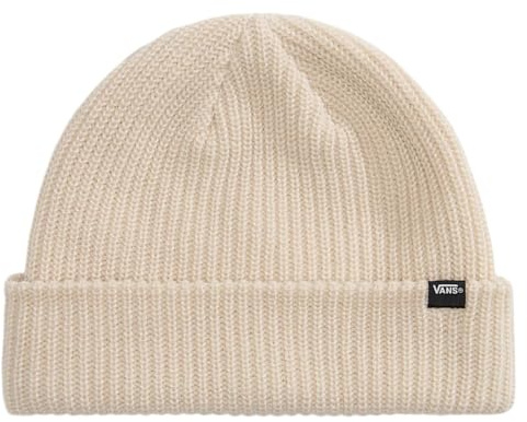 Vans Strickmütze mit Logo Cuff Core Beanie weich mit Micro Patch auf Revers – Beanie-Stil für Erwachsene Unisex, oatmeal, One size