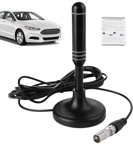 Smart TV Antenna - Indoor Signal Enhancer for Living Room Use | Hd Broadcast with Minimal Disruption & Quick Install for Apartment, Dorm and Media Corner, 6x6x12cm