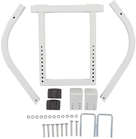 Soporte de aire acondicionado de la ventana de Gearwell, kit de soporte de CA, marco de montaje de acero, instalación sin dificultad, soporte de CA sin perforación, para unidades
