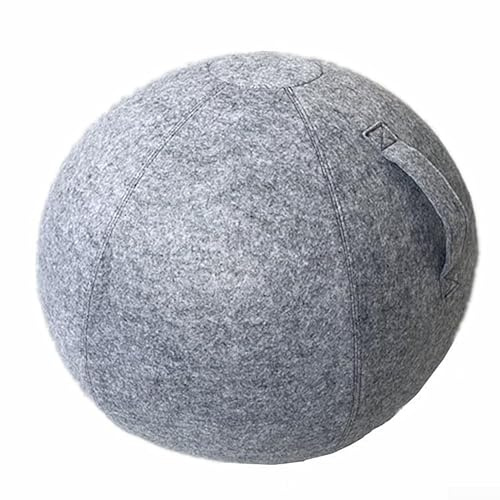 Gymnastikball-Schutzhülle aus Filz für Yoga-Bälle, 55 cm, 65 cm, 75 cm, faltbare Abdeckung, um Schäden zu verhindern (65 cm)