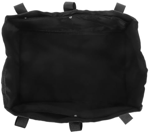 Toyvian Große Rollstuhltasche aus Oxford Stoff mit Hoher Kapazität und Praktischem Aufbewahrungsbeutel für Gehhilfen zum Einkaufen und Reisen in Schwarz