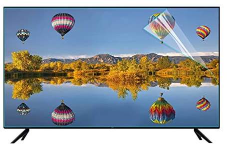 VNVFJKLO Protezione per schermo TV, Proteggi schermo TV da luce blu e radiazioni/Copertura antiriflesso opaca, 32-65 pollici for LCD 4K OLED QLED HDTV(32in 704x395mm)