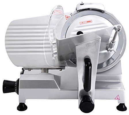 CGOLDENWALL Mini 8.5 Inch Semi-Automatic Meat Slicer Meat Cutter Food Slicer Meat Cutting Machine (220v)