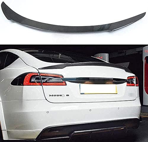 Heckspoiler füR Tesla Model S 2012 2013 2014 2015 2016 2017 2018 2019, Auto-Spoiler Kofferraumspoiler Kratzfeste Bodykits, HeckflüGel Heckspoiler