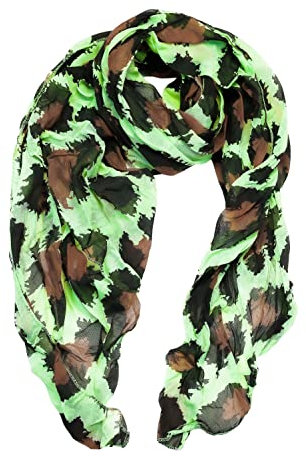collezione alessandro Schal Big Leo Made in Italy, mit Seidenanteil 150cm x 80cm