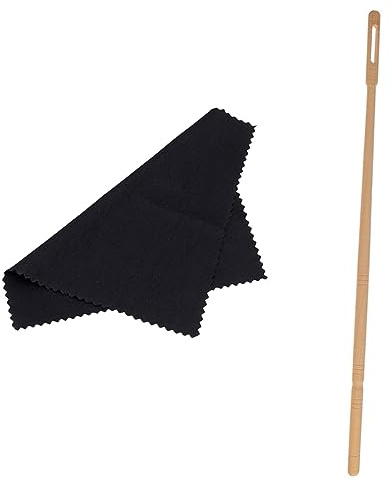 ibasenice Pulitore Per Flauto Di Strumenti Di Pulizia Per Flauto Panno Di Pulizia Per Asta Di Per Strumento Musicale Kit Di Per