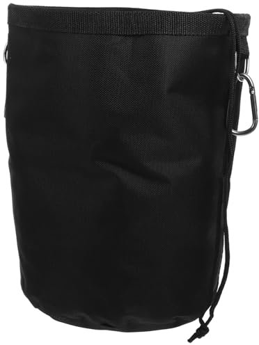 Cabilock Clothespin Peg Bag with Drawstring and Dual Buckle Oxford Fabric Hanging Clothes Peg Storage Pouch for Home and Outdoor Use