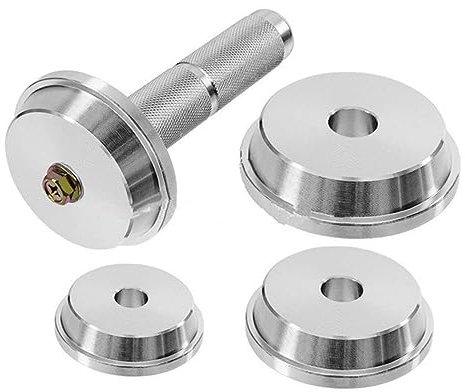 Gatuida 10stücke Teiliges Achsbuchsen-Lager Ausbau Einbauwerkzeug Aluminium Anodisiert Knaufgriff Für Sicheren Halt Scheibengrößen Passend Für Standard-radlager Und Dichtungen Langlebig Un