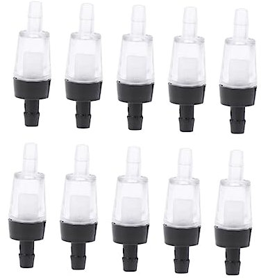 BESPORTBLE 20pcs Fish Tank Air Pump Check Valves Non-Return Valves for Aquarium Prevent Back Siphonage Easy to Install Plastic