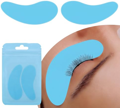 WLLHYF Cuscinetti per occhi riutilizzabili, in silicone, per estensione delle ciglia sotto le palpebre degli occhi, cuscinetti isolanti per ciglia inferiori, copertura per la laminazione delle ciglia