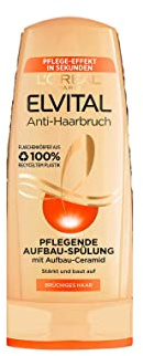 L'Oréal Paris Elvital Pflegende Aufbauspülung Anti-Haarbruch, (1 x 250 ml)