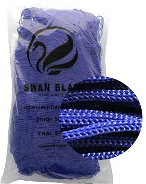 cordini swan black, 500g e assortimento accessori per borse (blu sport)