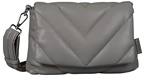 TOM TAILOR bags KATRINA Damen Umhängetasche M, mid grey, 27x5x18