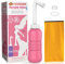 Rosa 450ml Bidet Portatile da Viaggio，Borsa di stoccaggio impermeabile + Tappo di tenuta dell'acqua-Bidet Portatile da Viaggio, Bidet per Bambini, per donne in Gravidanza, Dopo il parto, da Viaggio