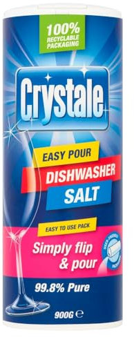 Crystale Dishwasher Salt Easypour 900g