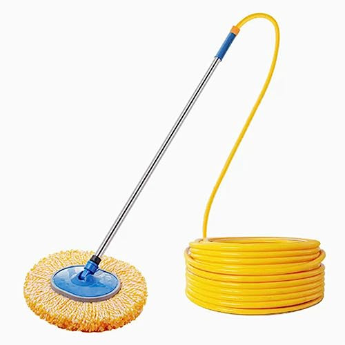 Pv Reinigungsbürste Teleskop Set Rotierend, Waschbürste mit Teleskopstiel Photovoltaik Mehrwinkelig, Wasserführende Teleskopstange Mit Bürste zum Waschen Von Autos, Lkws und Booten.