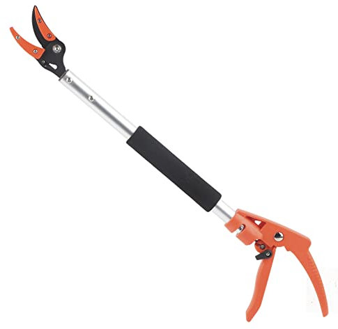 Haofy Fruit Picker Scissors Cutter with Incisive Blades, Long Cut and Hold Bypass Pruner for Pruning, Picking Fruits