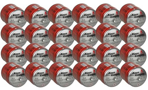 IK006 400 ml / 190 g Cartouche de gaz propane butane pour réchaud à gaz, réchaud de camping, brûleur à souder Bunsen EN417 (24)