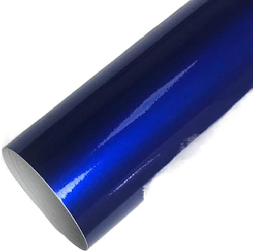 Autofolie 14 Arten Blaue Kohlefaser-Autoaufkleber, Vinylfolie, glänzend, matt, Chrom, Verpackungsfolie, Autoaufkleber, Styling, Roller, Motorrad Auto Folie (Color : Pearl metallic, Size : 10CM X 152