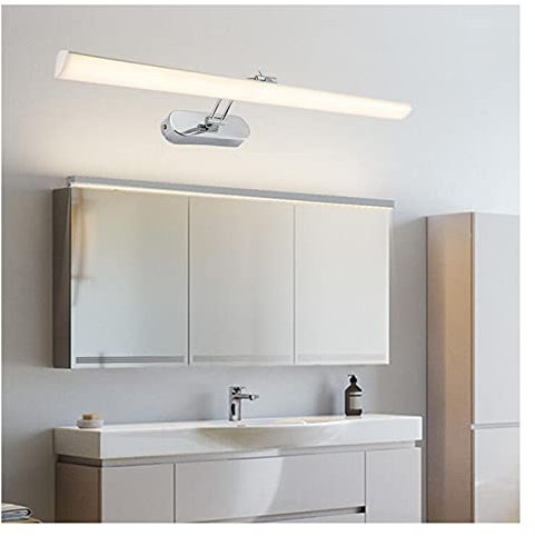 LED Badezimmerspiegel Beleuchtung Frontbeleuchtung Schminkspiegel Wandbeleuchtung Schminkspiegel 180° Winkel Einstellbar IP44 mu Lampe