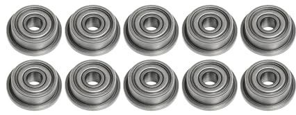 Flanschlager MF62 ZZ 2x6x2.5 mm Miniaturkugellager 10 Stück - rcbay | Chromstahl beidseitig gedichtet