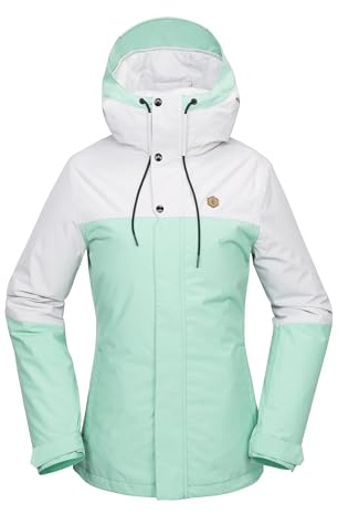 Volcom Women's Bolt Insulated Snowboard Ski Winter Hooded Jacket, Wasabi S5
