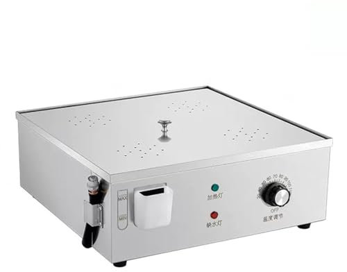 Commercial Electric Steamer 4 Hole Steamed Bun Machine - Stainless Steel U-Tube Heating Dry Boiling Alarm - Perfect for Cooking Vegetables
