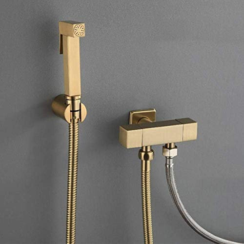 BOSHYUM Pulvérisateur de Bidet à Main, buse de Bidet en Acier Inoxydable, Pistolet de pulvérisation de Toilettes, rehausseur de Cul, Douche