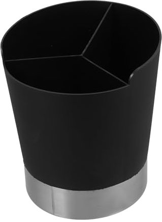 AUTSUPPL Cutlery Dispenser Kitchen Storage Buckets for Straws and Utensils Countertop Straw Organizer Drainage Function for Bar and Home Use