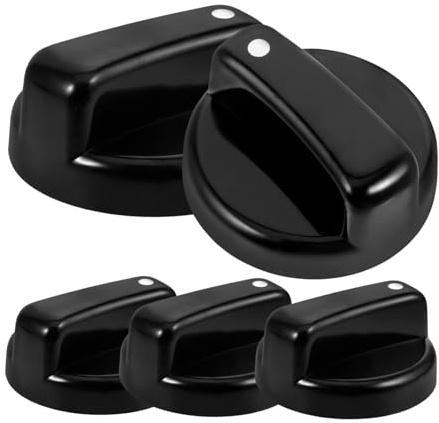 Gatuida 5pezzi Manopola Gas per Cucina Sostituzione Manopole Fornello Accessori per Fornelli Gas Elementi Essenziali per Cucina