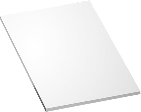 UpGBRF PVC Platte Hart Platte Aus Hart PVC Kunststoffplatte Hart Polyvinylchloridplatte Weiß  Für IndustrieWerbung, Verschiedene Spezifikationen,Thick:10mm,300mm x 400mm